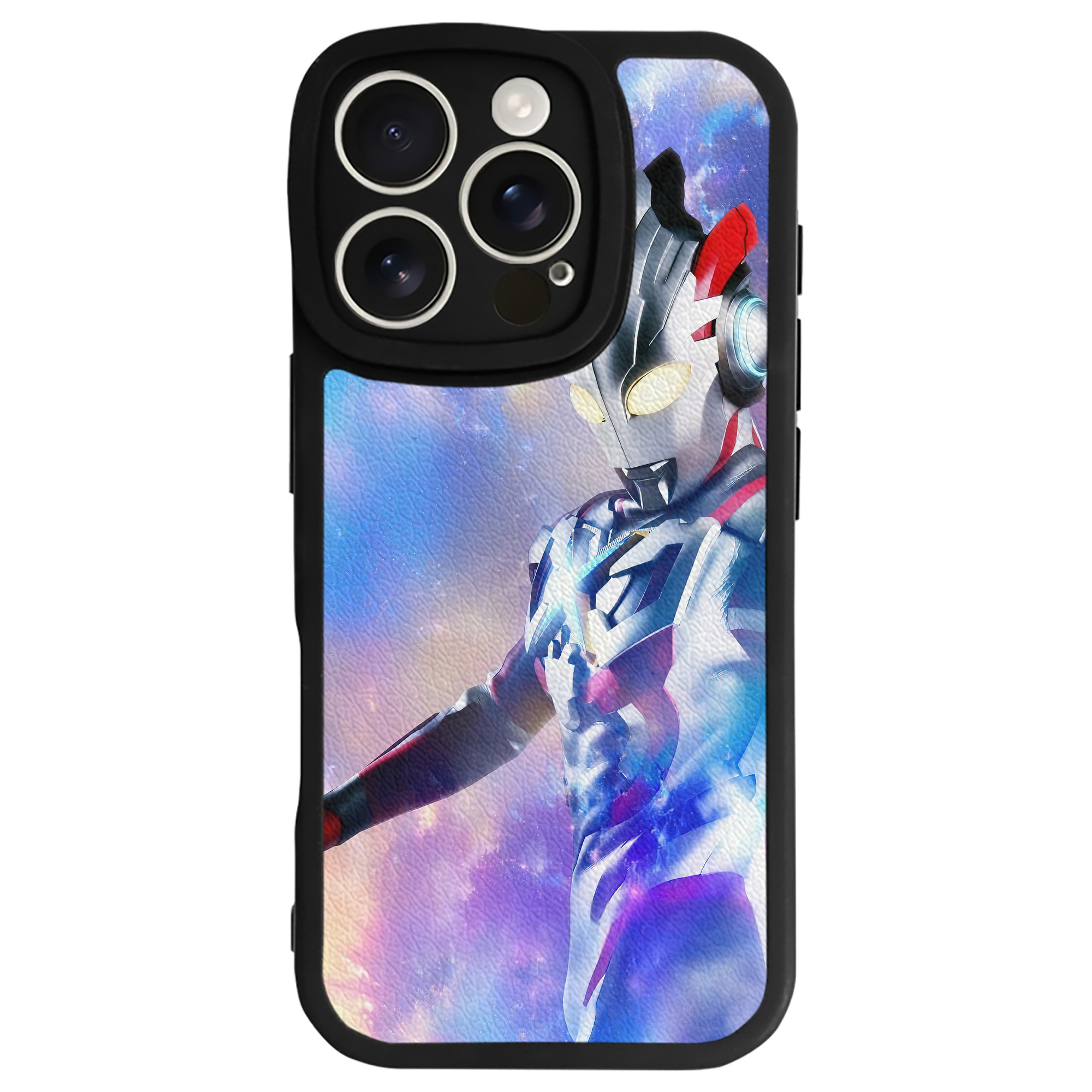 （画像用） ウルトラマン Ultraman 【iPhone 16シリーズ対応】シリコンスマホケース（レザー調） 材質：シリコン